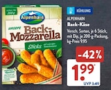 Back-Käse von Alpenhain im aktuellen ALDI SÜD Prospekt für 1,99 €