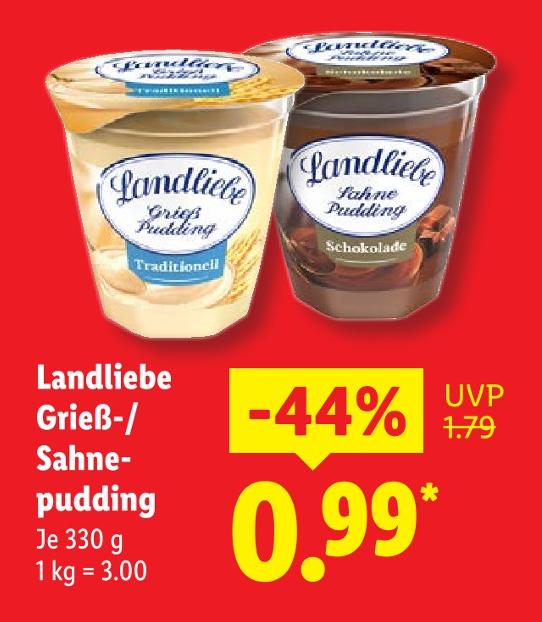 Grieß-/ Sahnepudding