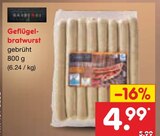 Aktuelles Geflügelbratwurst Angebot bei Netto Marken-Discount in Salzgitter ab 4,99 €