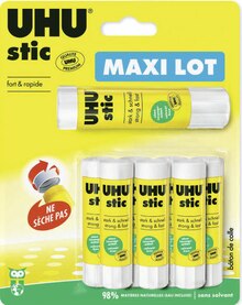 Lot de 7 stic de colle 8,2g + 1 stic 21g - Géant Casino à Aulnay-sous-Bois Lot de 7 stic de colle 8,2g + 1 stic 21g en promo chez Géant Casino Aulnay-sous-Bois à 3,68 €