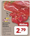 Spanischer Serrano-Schinken im Angebot bei combi in Osnabrück Spanischer Serrano-Schinken Angebote von Elpozo bei combi Osnabrück für 2,79 €