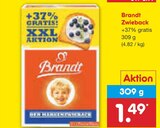 Zwieback im Netto Marken-Discount Prospekt Zwieback von Brandt im aktuellen Netto Marken-Discount Prospekt für 1,49 €