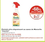 Pistolet ultra dégraissant au savon de Marseille* - CAROLIN en promo chez Monoprix Livry-Gargan à 2,31 €