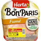 Jambon Le Bon Paris Fumé - HERTA en promo chez Carrefour Market Jambon Le Bon Paris Fumé - HERTA dans le catalogue Carrefour Market