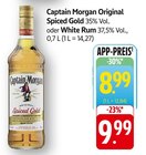 Original Spiced Gold Angebote von Captain Morgan bei EDEKA Schwäbisch Gmünd für 8,99 €
