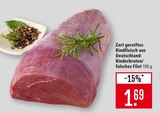 Zart gereiftes Rindfleisch aus Deutschland: Rinderbraten/falsches Filet im Angebot bei Marktkauf in Rottenburg Zart gereiftes Rindfleisch aus Deutschland: Rinderbraten/falsches Filet Angebote bei Marktkauf Rottenburg für 1,69 €