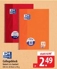 Oxford Collegeblock Angebote bei famila Nordost Buchholz für 2,49 €