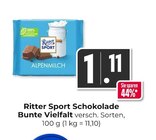 Aktuelle Ritter Sport Angebote bei Hieber in Freiburg (Breisgau) Aktuelles Schokolade Bunte Vielfalt Angebot bei Hieber in Freiburg (Breisgau) ab 1,11 €