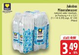 Jakobus Mineralwasser bei EDEKA im Prospekt "" für 3,49 €