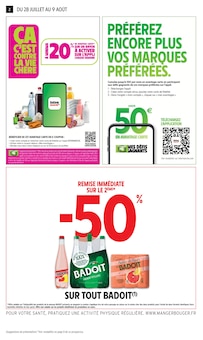 Catalogue Intermarché Super de la semaine 32, "-50% DE REMISE IMMÉDIATE SUR LE 2ÈME", page 2, 28/07/2026 - 09/08/2026 Prospectus Intermarché Super en cours, "-50% DE REMISE IMMÉDIATE SUR LE 2ÈME", page 2 sur 20
