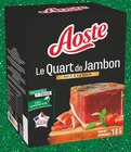 COFFRET QUART DE JAMBON CRU - Aoste en promo chez Intermarché Hyper Pau à 17,50 €