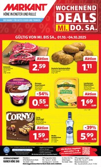 Kartoffeln im Markant Nordwest Prospekt "DER MARKT FÜR GUTES ESSEN UND TRINKEN" mit 16 Seiten (Osnabrück)