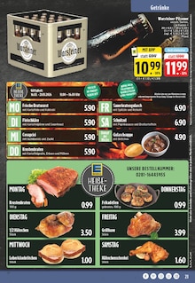 Warsteiner im EDEKA Prospekt "Aktuelle Angebote" mit 28 Seiten (Wesel)