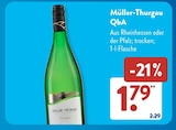 Müller-Thurgau QbA im aktuellen ALDI SÜD Prospekt für 1,79 €
