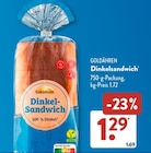 Dinkelsandwich im ALDI SÜD Prospekt Dinkelsandwich von Goldähren im aktuellen ALDI SÜD Prospekt für 1,29 €