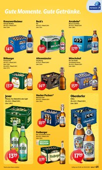 Bitburger im aktuellen Getränke Hoffmann Prospekt (Freiberg) Bitburger im Getränke Hoffmann Prospekt "Aktuelle Angebote" mit 9 Seiten (Freiberg)