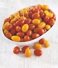 Tomate cerise allongée ou mélangée en promo à 4,99 € chez Hyper U Tomate cerise allongée ou mélangée dans le catalogue Hyper U