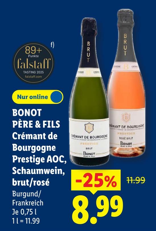 Crémant de Bourgogne Prestige AOC, Schaumwein, rosé
