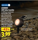 LED-Solar-Leuchte im Angebot bei Lidl in Göttingen LED-Solar-Leuchte Angebote von LIVARNO bei Lidl Göttingen für 3,99 €