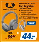 Bluetooth-Over-Ear-Kopfhörer "Clam Fuse" Angebote von FRESH 'N REBEL bei expert Herten für 44,00 €