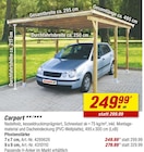 toom Baumarkt Riesa - Carport Angebot im Prospekt Carport bei toom Baumarkt im Riesa Prospekt für 249,99 €
