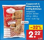 kernig & kräftig Brötchen im Angebot bei Netto Marken-Discount in Recklinghausen kernig & kräftig Brötchen Angebote von Coppenrath & Wiese bei Netto Marken-Discount Recklinghausen für 2,22 €