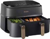 Doppel-Heißluft-Fritteuse von PHILIPS für 129,99 € bei MEDIMAX im Angebot Doppel-Heißluft-Fritteuse von PHILIPS im aktuellen MEDIMAX Prospekt