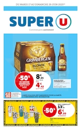Prospectus Super U : «Super U» avec 32 pages, 17/06/2025 - 29/06/2025 Catalogue Super U en cours à Lézignan-Corbières et aux alentours : «Super U» avec 32 pages, valable du 17/06/2025 au 29/06/2025