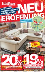 Höffner Prospekt "Grosse Neueröffnung", 4 Seiten, für Kassel, 23.10.2019 - 29.10.2019 Höffner Prospekt "Grosse Neueröffnung", 4 Seiten, für Kassel, 23.10.2019 - 29.10.2019
