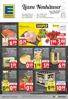 Aktueller EDEKA Prospekt (Billerbeck, 26 Seiten zum blättern EDEKA Prospekt Aktuelle Angebote mit 26 Seiten