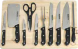 Messer-Set und Holzbrett Angebote von SSW bei EDEKA Stade für 14,99 €