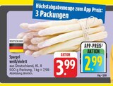 Aktuelle Spargel Angebote bei EDEKA in Fürth Aktuelles Spargel weiß/violett Angebot bei EDEKA in Fürth ab 2,99 €