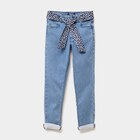 Jean skinny ceinture foulard denim stone fille - La Halle Jean skinny ceinture foulard denim stone fille à 22,99 € dans le catalogue La Halle