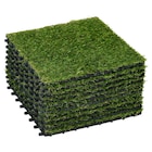Outsunny Kunstrasen 10er Pack dunkelgrün B/L: ca. 30x4,5 cm pro Stück für 39,49 € bei POCO im Angebot Outsunny Kunstrasen 10er Pack dunkelgrün B/L: ca. 30x4,5 cm pro Stück im aktuellen POCO Prospekt
