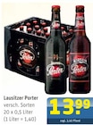 Porter im Angebot bei Getränke Arena in Bottrop Porter Angebote von Lausitzer bei Getränke Arena Bottrop für 13,99 €
