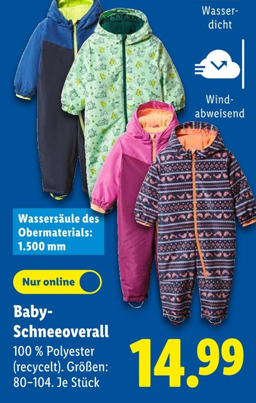 Baby-Schneeoverall