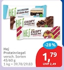 Proteinriegel Cookies & Milk von Hej im aktuellen budni Prospekt