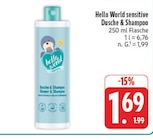 Dusche & Shampoo im Angebot bei E center in Erlangen Dusche & Shampoo Angebote von Hello World bei E center Erlangen für 1,69 €