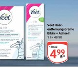 Haarentfernungscreme Bikini + Achseln Angebote von Veet bei GLOBUS Neustadt für 4,99 €
