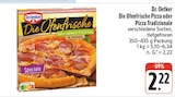 Die Ofenfrische Pizza von Dr. Oetker im aktuellen EDEKA Prospekt für 2,22 €