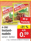 Instantnudeln im Angebot bei Zimmermann in Goslar Instantnudeln Angebote von A-ONE bei Zimmermann Goslar für 0,59 €