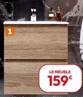 Promo Meuble avec vasque céramique mystic à 159,00 € dans le catalogue Weldom à Saint-Clément