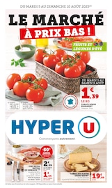 Catalogue Supermarchés Hyper U en cours à Tiercé et alentours, "Hyper U", 1 page, 05/08/2025 - 10/08/2025