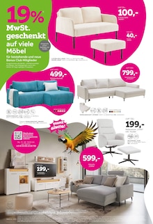 Fernsehsessel im mömax Prospekt "19%MwSt. geschenkt auf viele Möbel" mit 8 Seiten (Heidelberg)