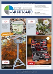 Labertaler Fachmarkt Baumärkte Prospekt der aktuellen Woche mit 16 Seiten, gültig von 10.10.2026 bis 22.10.2026, in Mallersdorf-Pfaffenberg und Umgebung Aktueller Labertaler Fachmarkt Baumärkte Prospekt in Mallersdorf-Pfaffenberg und Umgebung, "IHR STARKER BAUMARKT VOR ORT!" mit 16 Seiten, 10.10.2026 - 22.10.2026