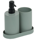 Bazarland Hirson - Promo Set de 3 accessoires de salle de bain Promo Set de 3 accessoires de salle de bain à 1,99 € dans le catalogue Bazarland à Hirson