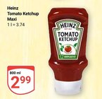 Tomato Ketchup Maxi im Angebot bei GLOBUS in Erlangen Tomato Ketchup Maxi Angebote von Heinz bei GLOBUS Erlangen für 2,99 €