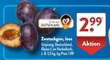 Zwetschgen, lose für 2,99 € bei ALDI SÜD im Angebot Zwetschgen, lose im aktuellen ALDI SÜD Prospekt