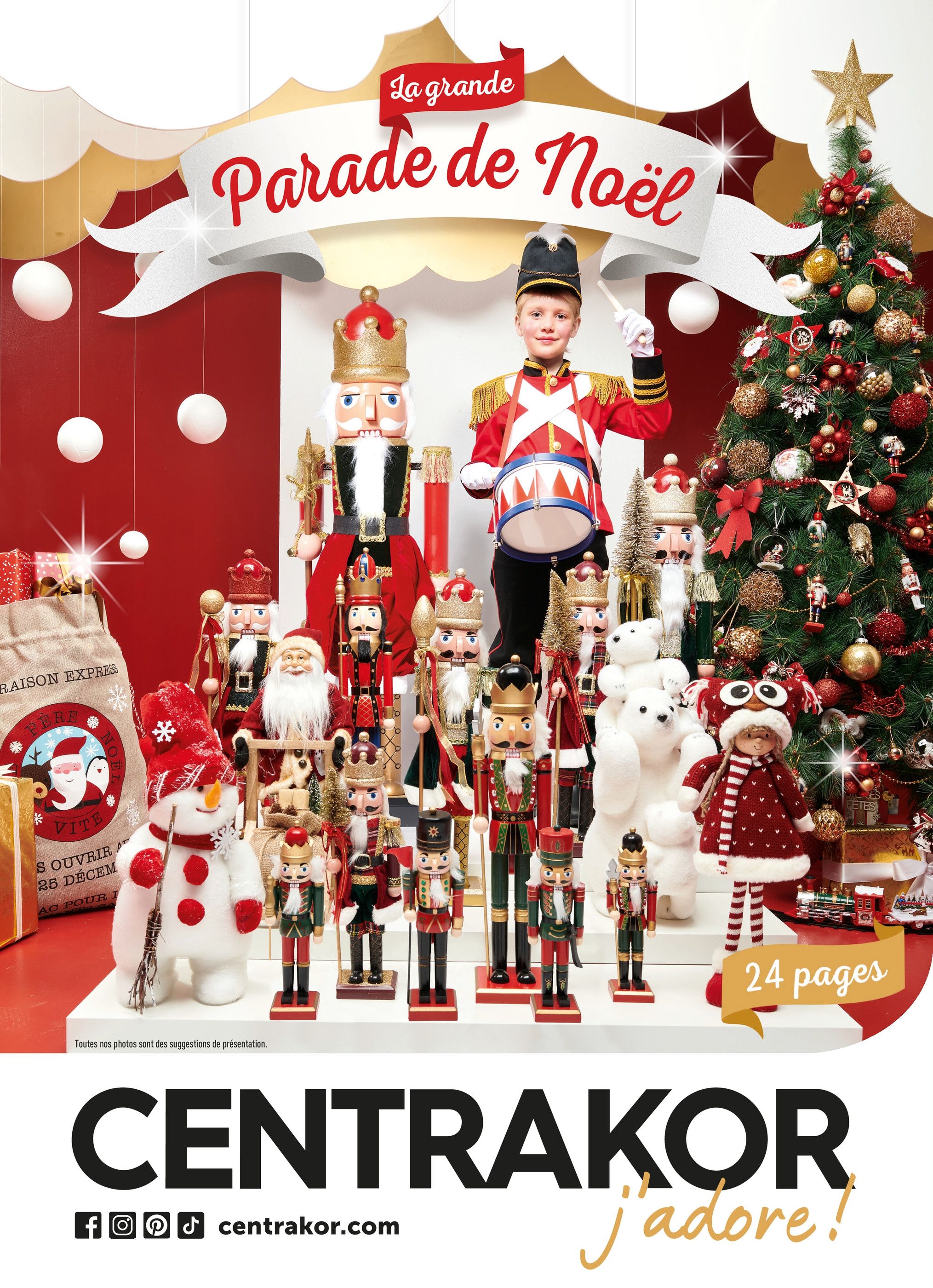 Catalogue Centrakor à Plumergat, avec 24 pages Prospectus Centrakor à Plumergat, "La grande parade de Noël", 24 pages, 22/11/2021 - 28/11/2021