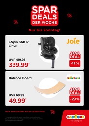 Spielzeug & Baby Prospekt von BabyOne Wackersberg BabyOne Prospekt: "SPAR DEALS DER WOCHE", 5 Seiten, 29.11.2022 - 04.12.2022